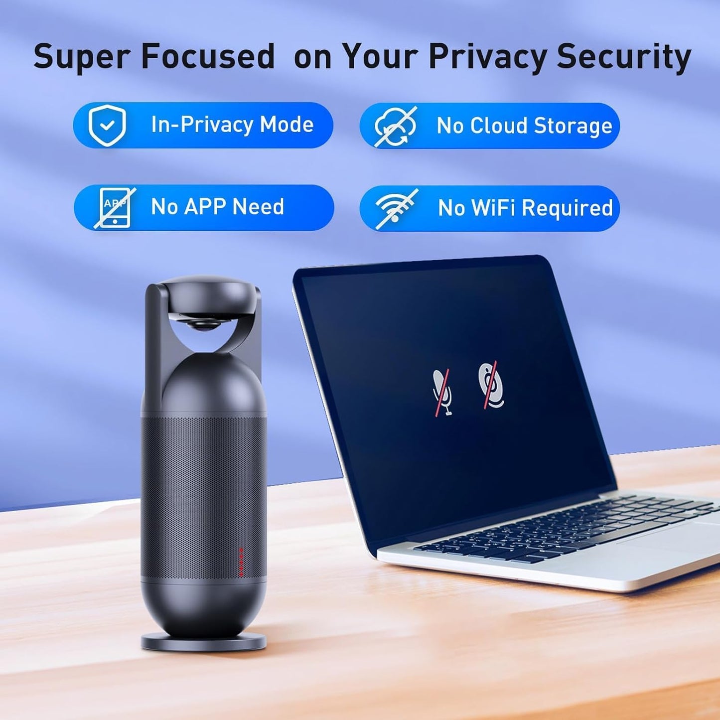 EMEET - Meeting Capsule (Gen 2), 360° 4K Capture, 1080P AI Video Conference Camera, AI Voice/Face/Figure Tracking, 8 Noise-Cancelling Mics, 10W Hi-Fi Speaker, Plug & Play, for up to 10 People - Serious Techies