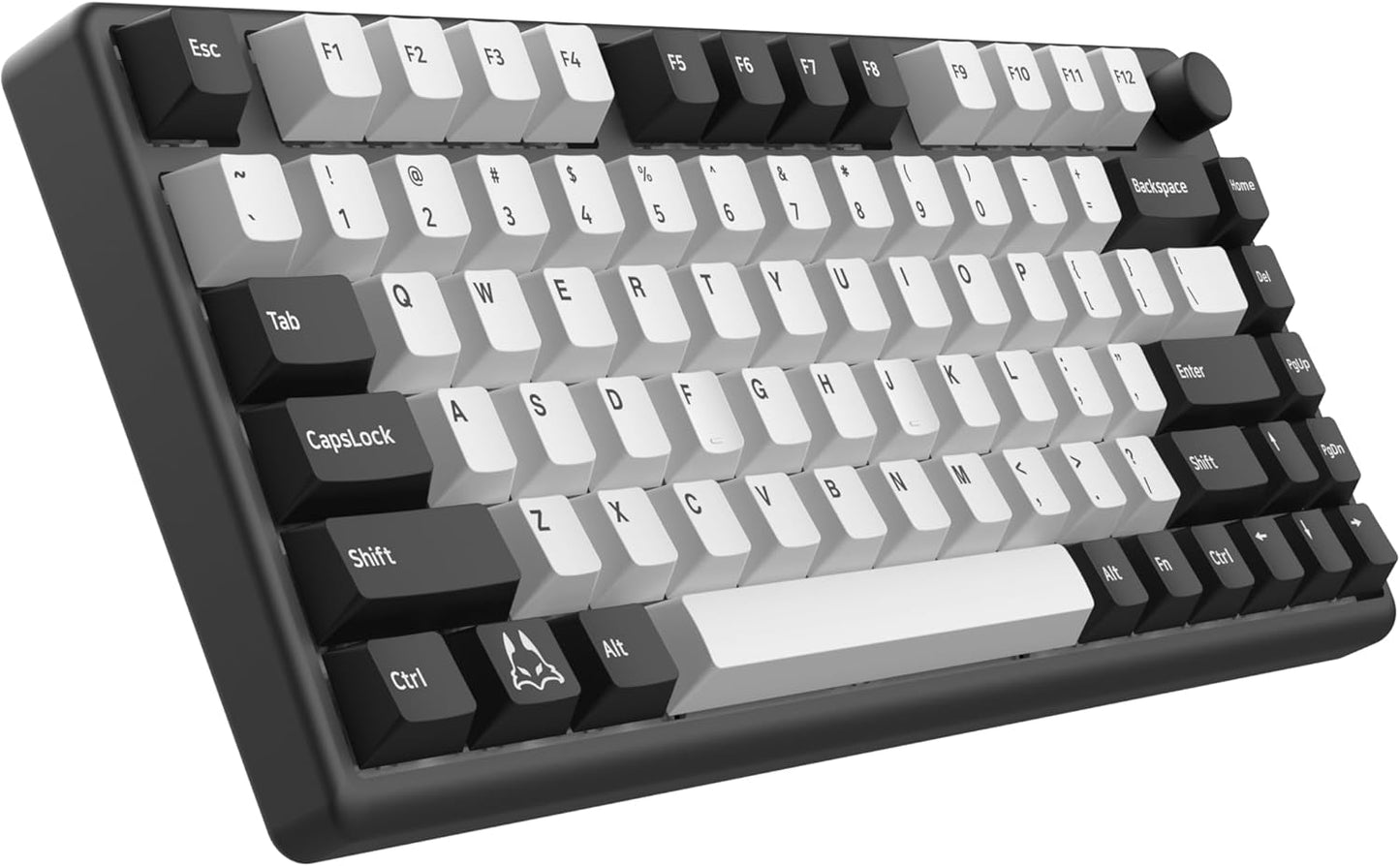 ARBITER - Polar 75 - Magnetic Gaming Keyboard - Rapid Trigger W/Socd Super Tap, CNC Aluminum Frame, Gen 2 Hall Effect Switches, Volume Knob, RGB, Dye-Sub PBT Keycaps - Kitsune Black - Serious Techies