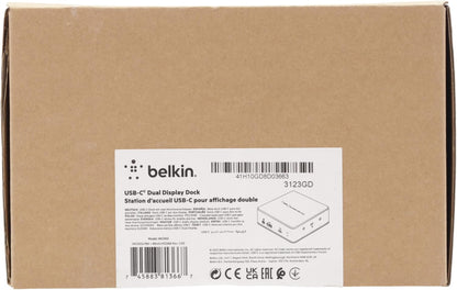 Belkin - USB-C Dual Display Docking Station - Type-C, USB 3.2 Gen 1, Black - Serious Techies