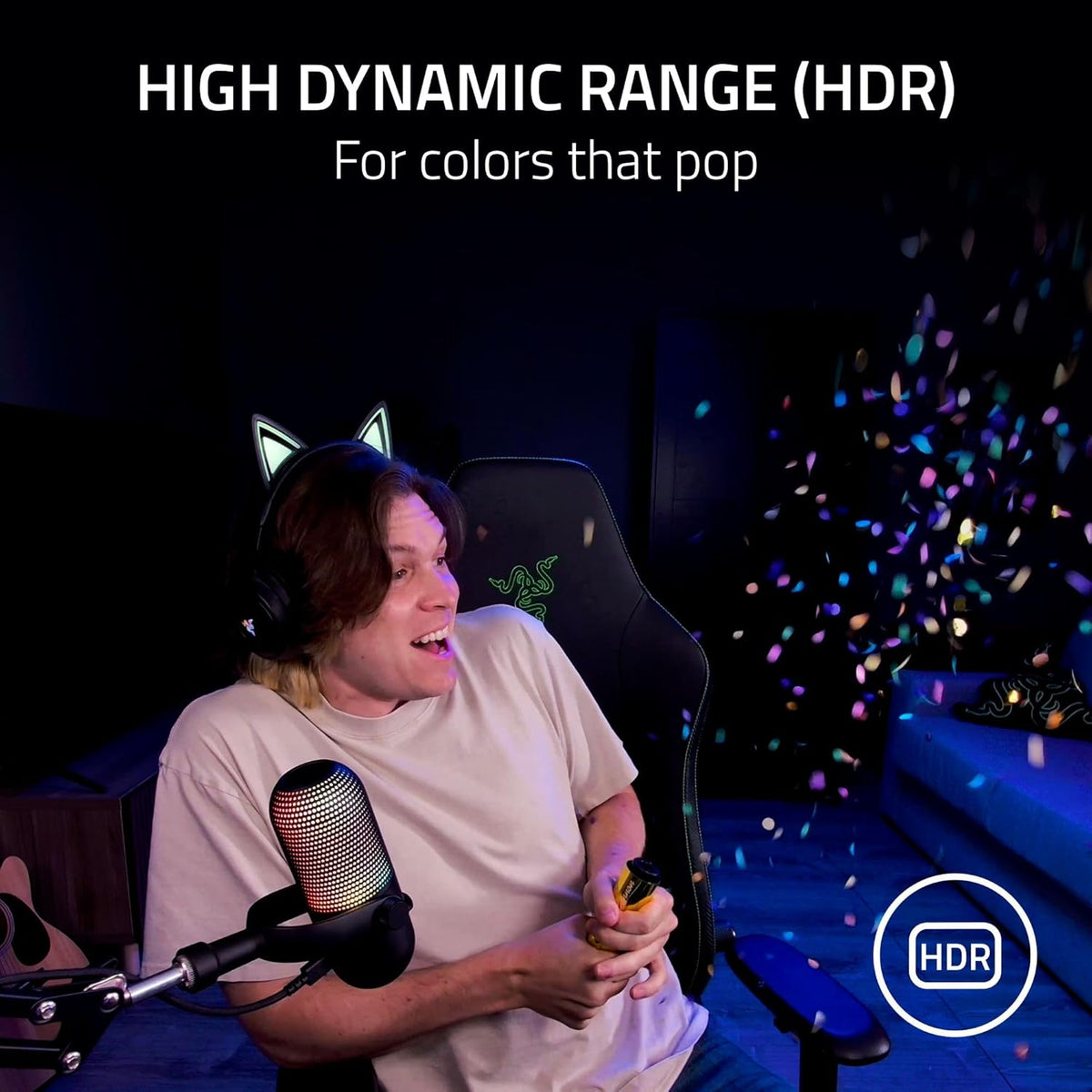 Razer - Kiyo V2 Streaming Webcam: 4K 30 FPS, 1080P 60 FPS - AI Powered Auto-Framing - Built-In Microphone - Ultrawide Angle Lens - Privacy Cover - Works with OBS, Xsplit, Discord, Zoom, Teams - Black - Serious Techies