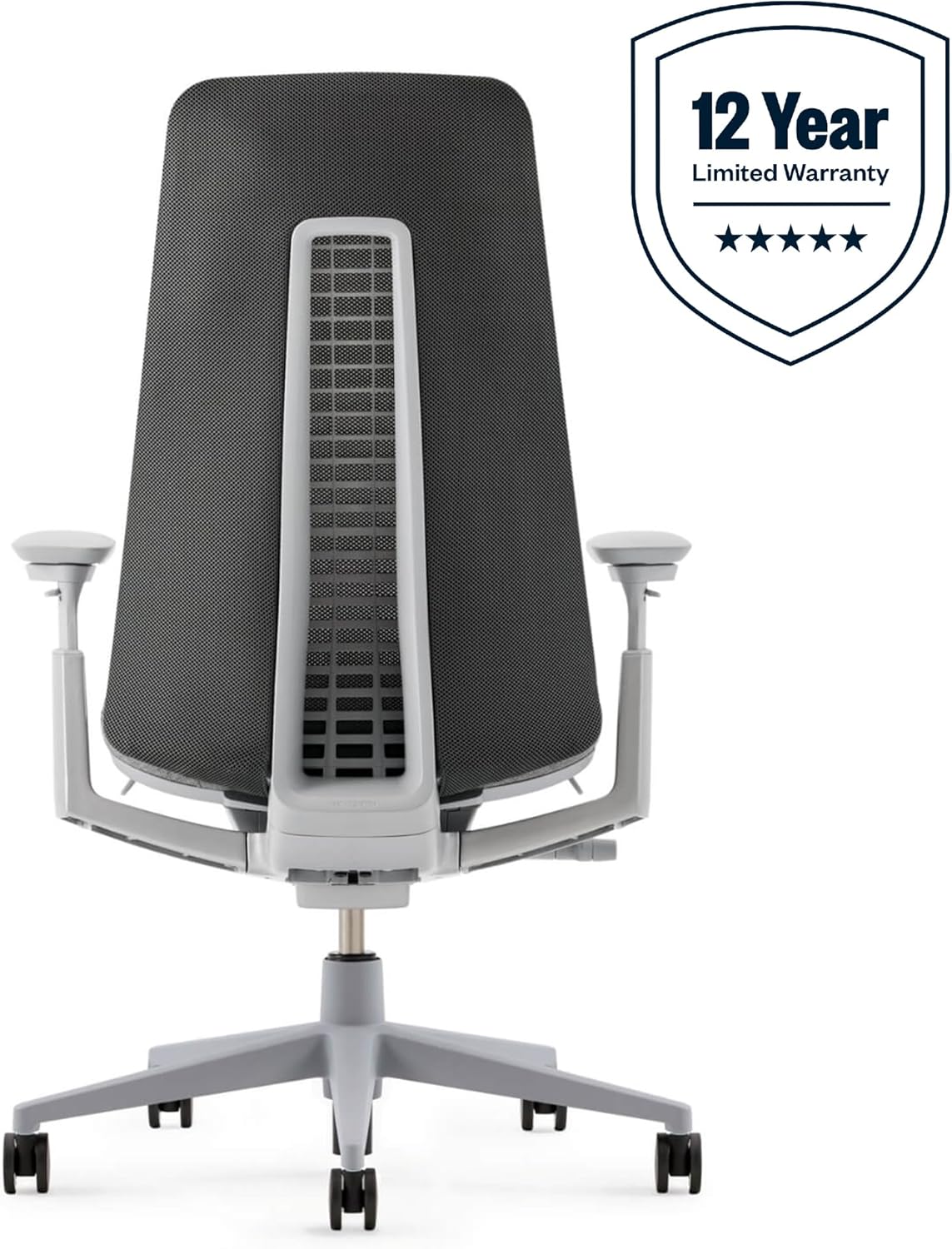 Haworth - Fern Office Chair – Ergonomic and Stylish Desk Chair with Breathable Mesh Finish - without Lumbar Support (River Rock) - Serious Techies