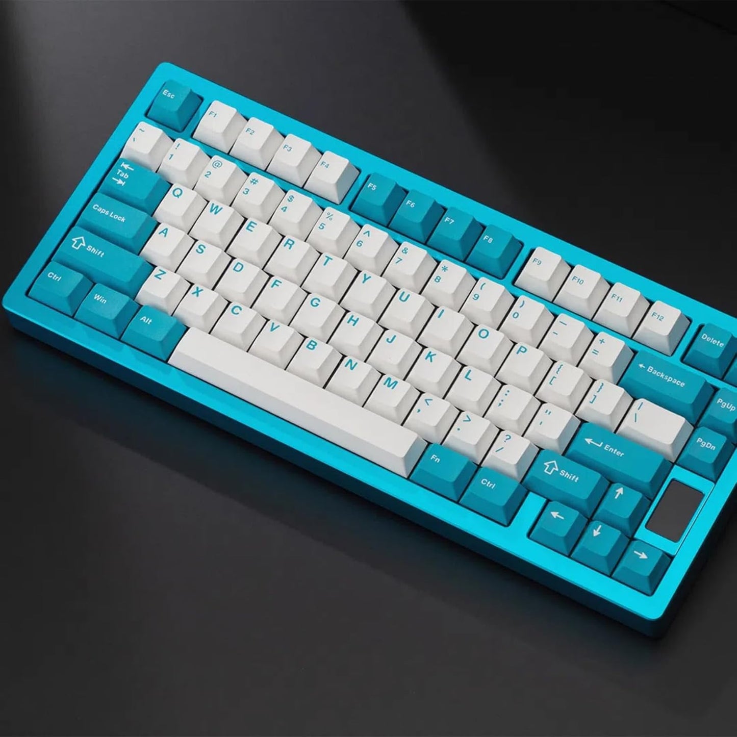 Chilkey - ND75 Aluminum 75% Wireless Mechanical Gaming Keyboard with LCD Screen, Quick Assembly, BT/2.4G/USB-C, Hot Swappable Per-Key RGB Custom Keyboard for Windows, Macos - Serious Techies