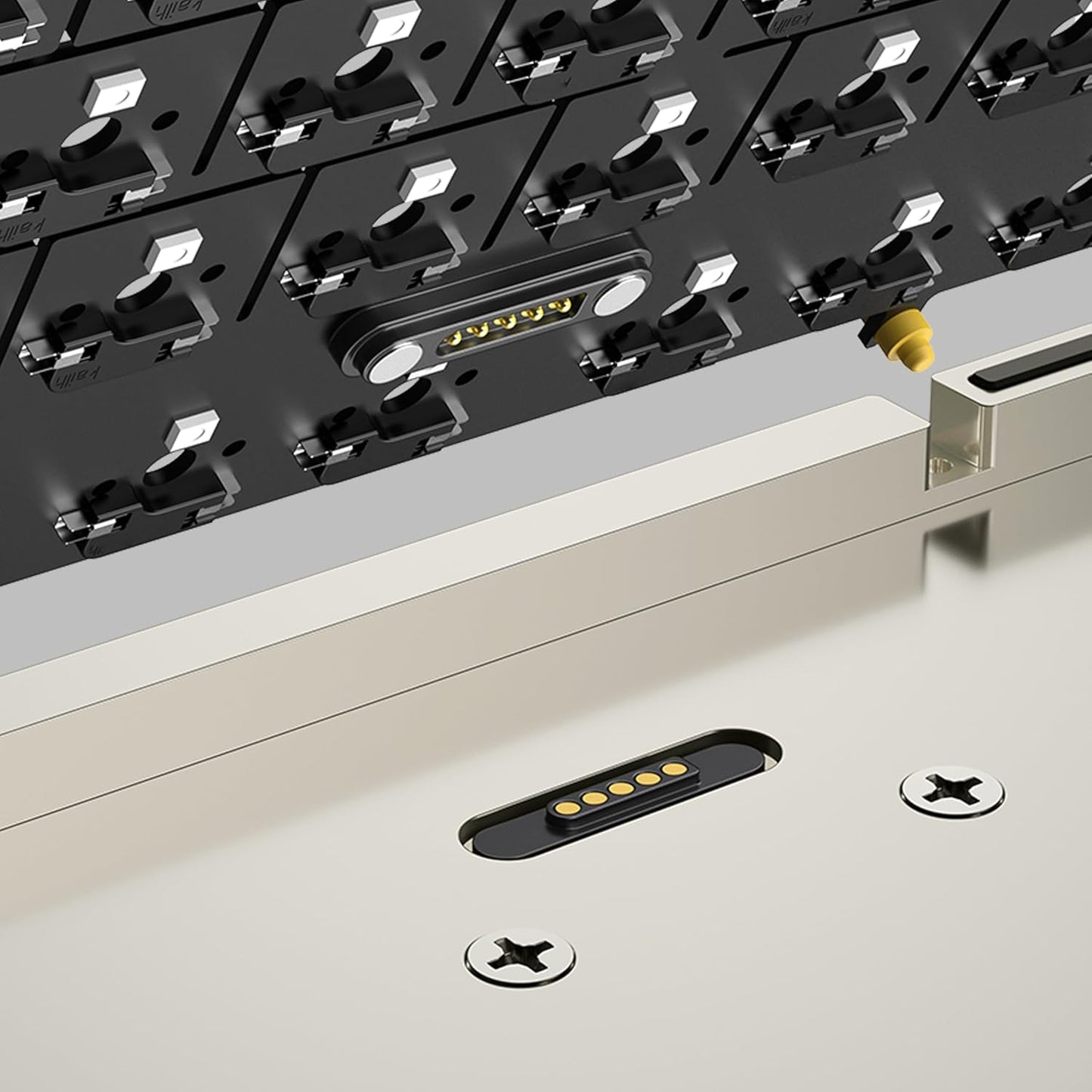 WOBKEY - Crush 80 Reboot CNC Aluminum 5-Second Quick-Release Triple-Mode Connectivity Mechanical Keyboard with Superior Acoustics (Lite Black) - Serious Techies