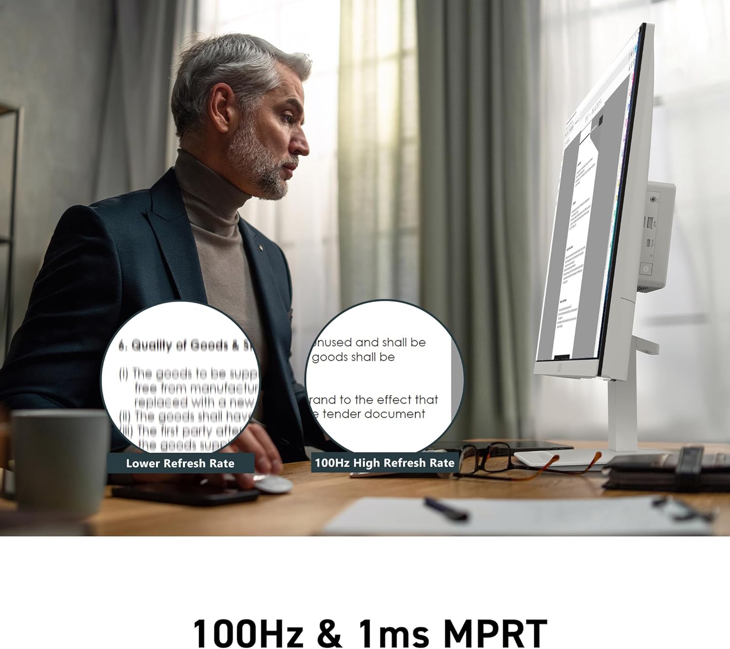 MSI - PRO MP273QW E2 AMZ 27-Inch IPS 2560 X 1440 (QHD) Computer Monitor, 100Hz, Adaptive-Sync, HDMI, VESA Mountable, Tilt, Speaker, 1Ms, White - Serious Techies