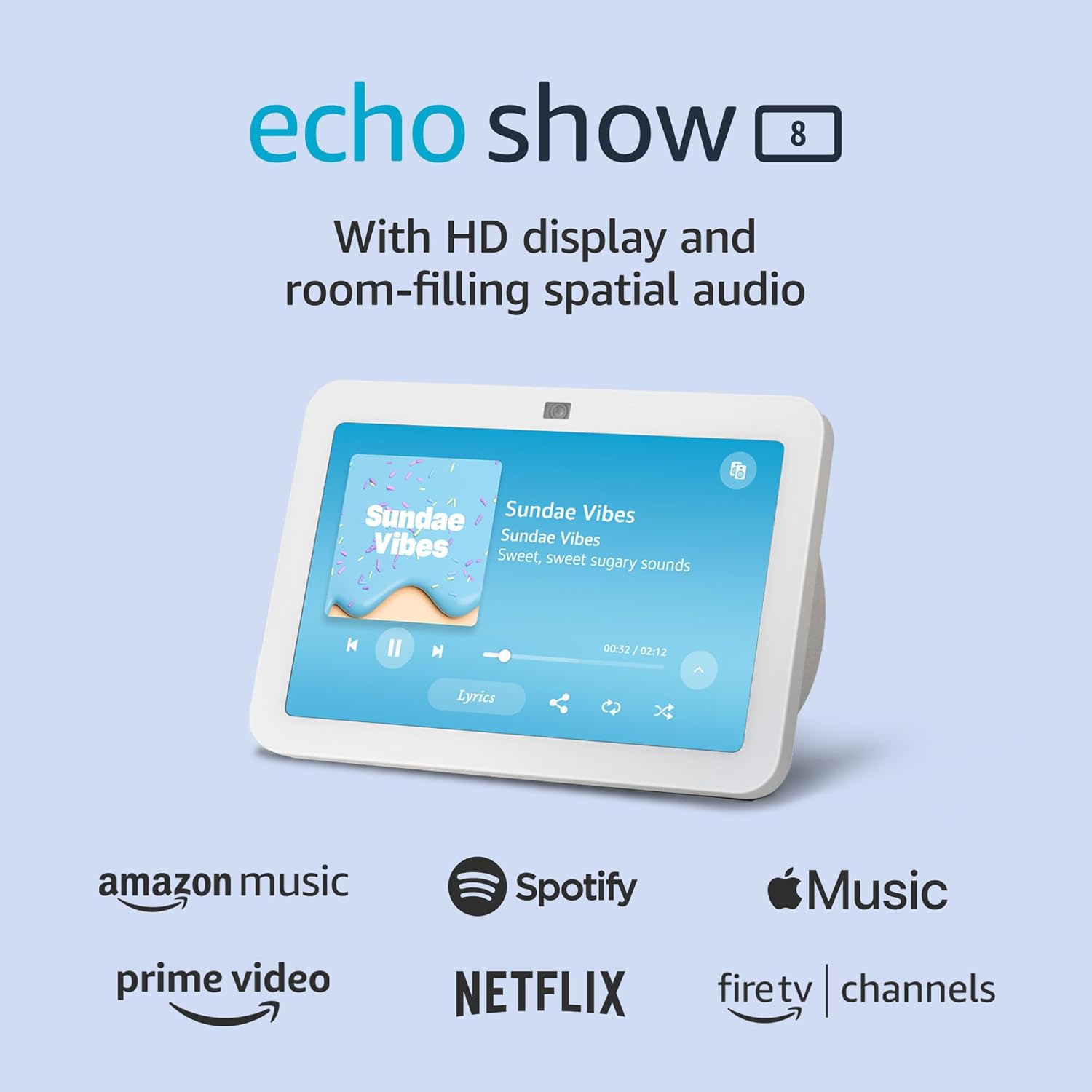 Amazon - Echo Show 8 (Newest Model), with Spatial Audio, Smart Home Hub, and Alexa, Charcoal - Serious Techies