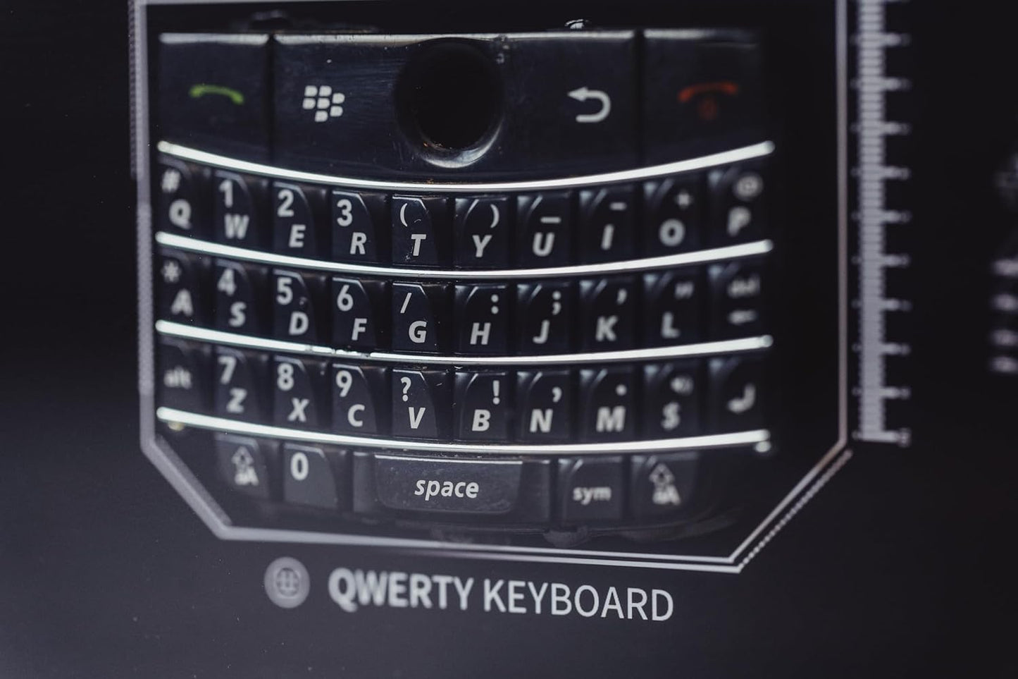 Funbox Design - Disassembled Black Berry Bold 9000 Frame Art, Disassemble Art, Framed Phone, Black Berry 9000 Teardown, Cool Wall Art - Serious Techies