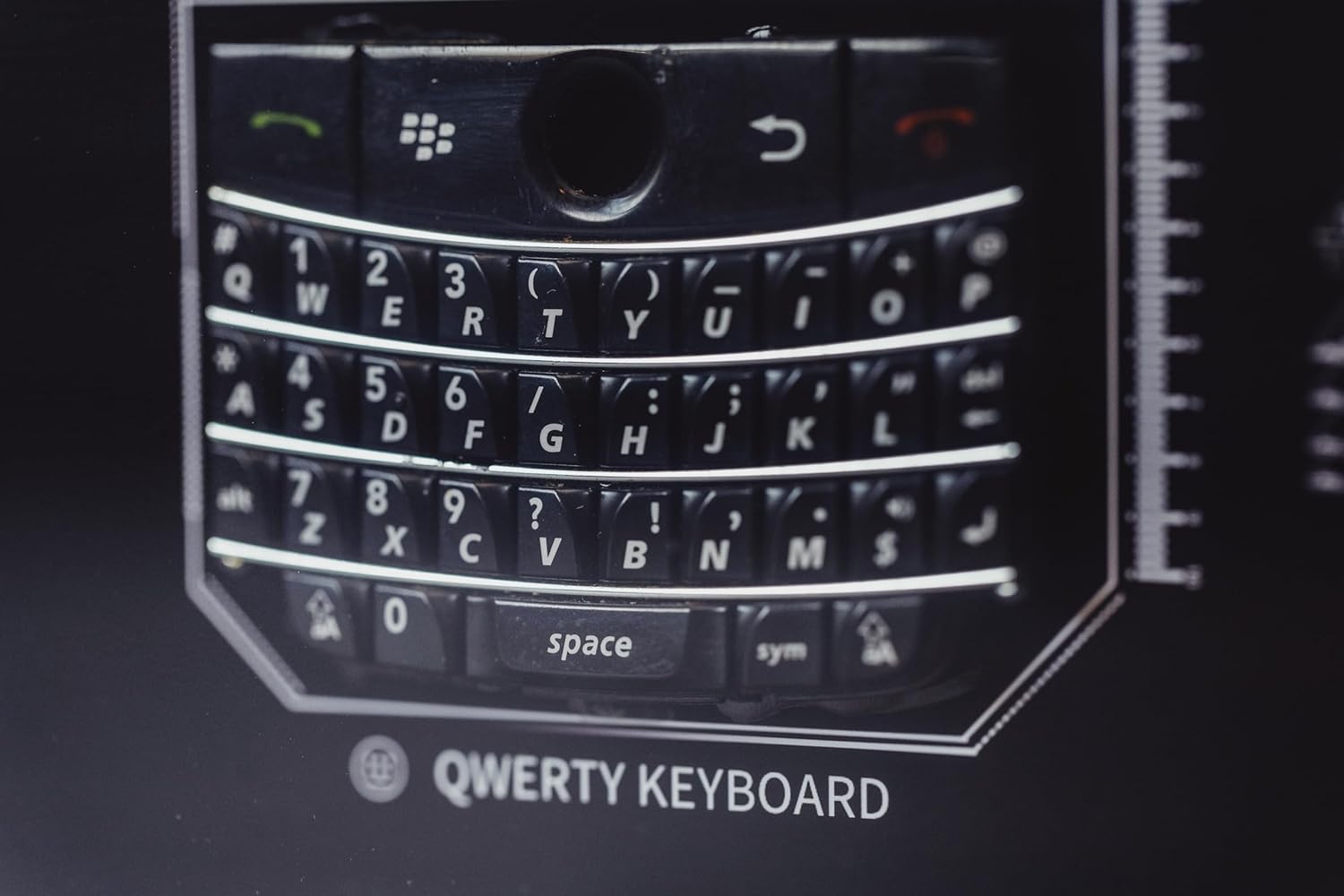 Funbox Design - Disassembled Black Berry Bold 9000 Frame Art, Disassemble Art, Framed Phone, Black Berry 9000 Teardown, Cool Wall Art - Serious Techies