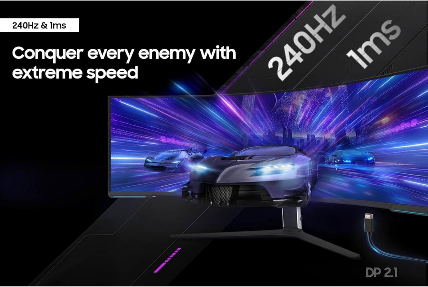 Samsung - 57" Odyssey Neo G9 (G95NC) Series Dual 4K UHD 1000R Curved Gaming Monitor, 240Hz, 1Ms with Displayport 2.1, Quantum Mini-Led, Displayhdr 1000, AMD Freesync Premium Pro, LS57CG952NNXZA - Serious Techies