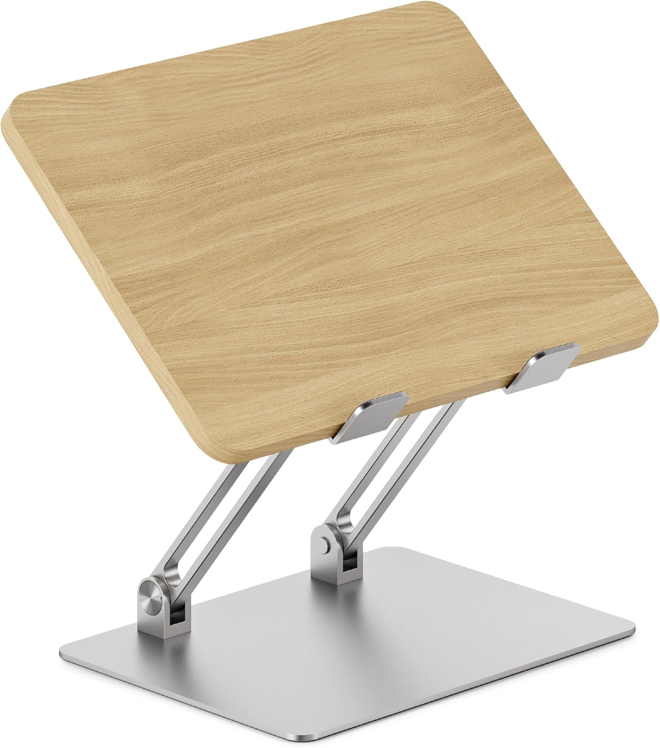 Branch - Adjustable Laptop Stand - Elevate Ergonomics & Reduce Strain, Laptop Riser Customizable Height & Angle, Portable & Robust Design for Home or Office, Secure Silicon Grips - Walnut - Serious Techies
