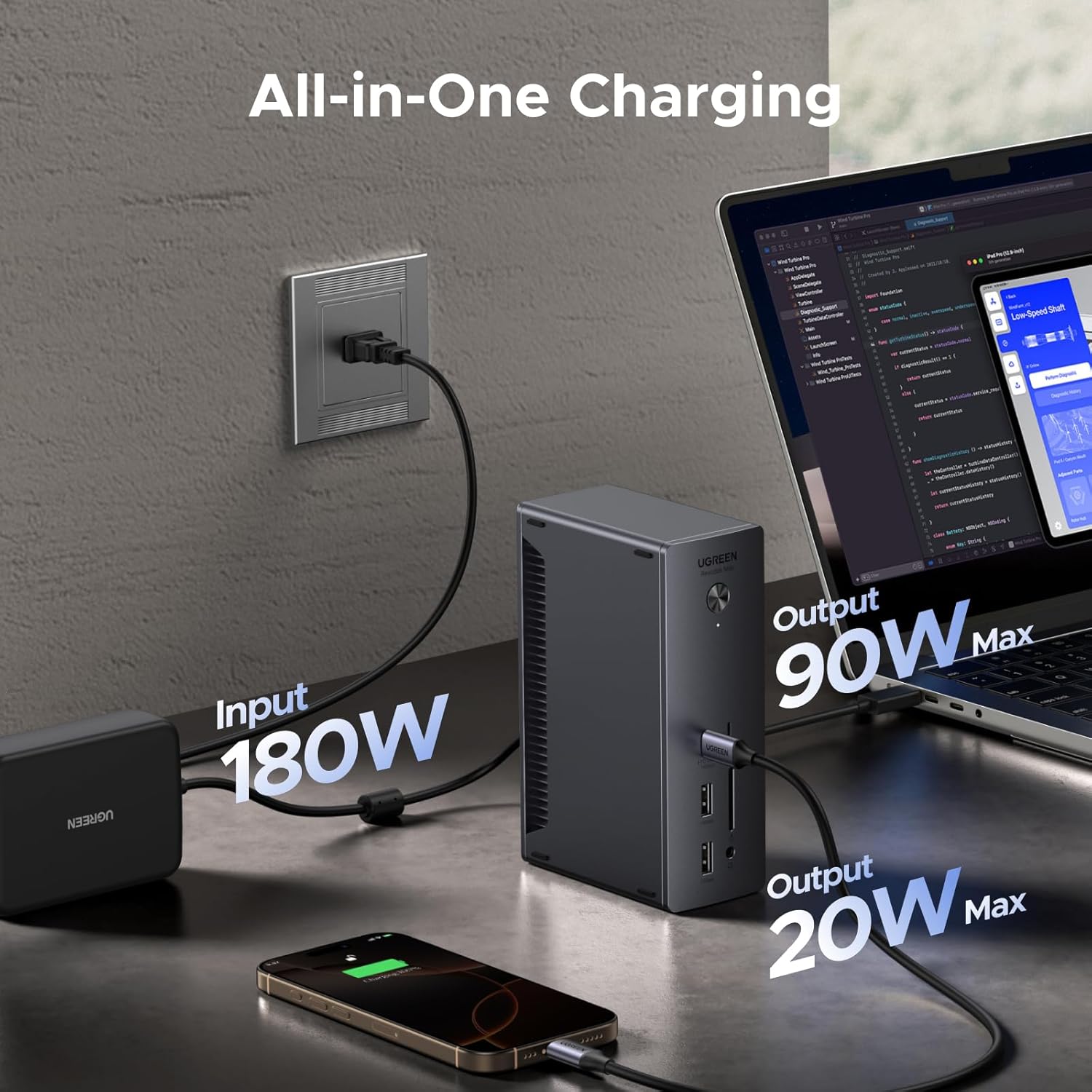 Thunderbolt 4 Dock Revodok Max 213 13-In-1 40Gbps Docking Station with Dual 4K@60Hz Single 8K Display, 90W Charging for Laptop, 2.5Gbe, SD/TF 4.0 for Macbook Surface Pro and More