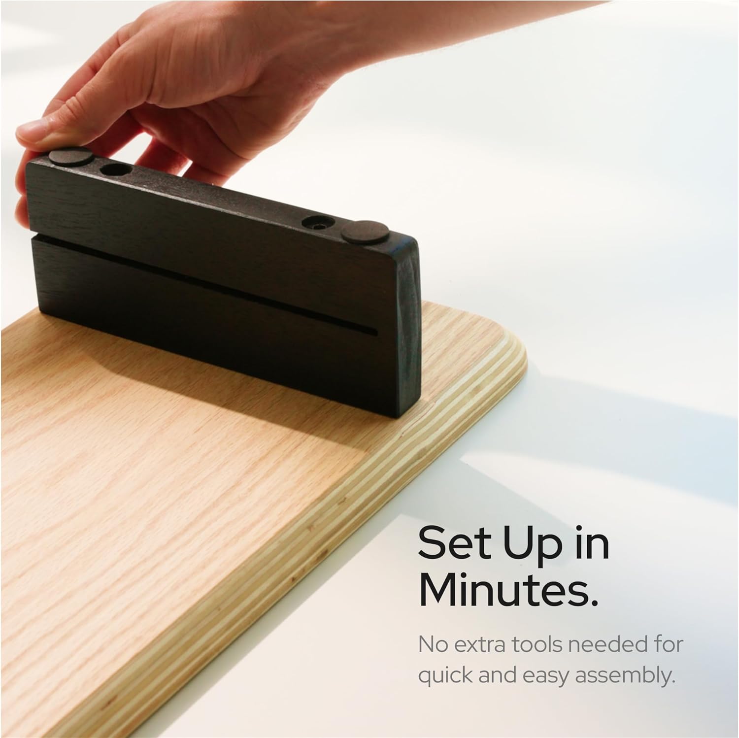 KIVY - Dual Monitor Riser with Integrated Metal Shelf - Wooden Desk Shelf for Top of Desk - Wood Monitor Stand for Desk 2 Monitors / Tv - Dual Monitor Stand Riser for Desk - Large Walnut Monitor Stand - Serious Techies
