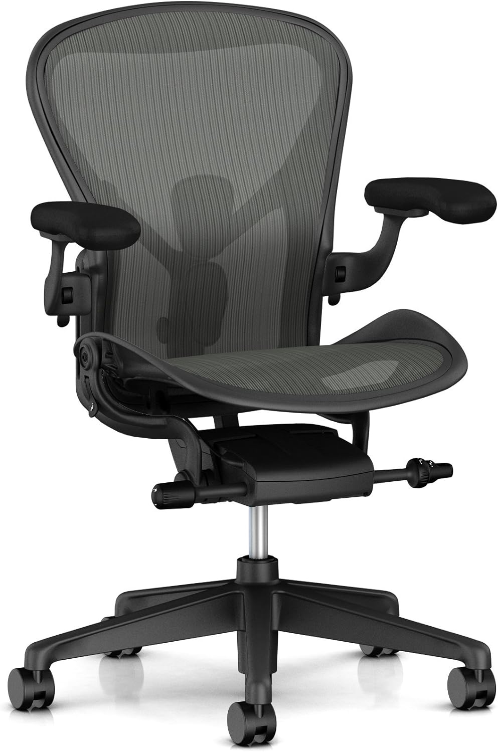 Herman Miller - Aeron Ergonomic Chair - Size A, Graphite - Serious Techies