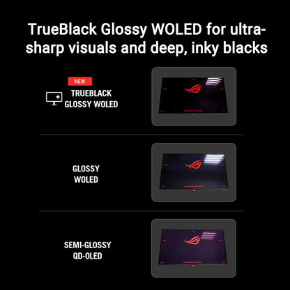 ASUS - ROG Strix 32” 4K OLED Gaming Monitor (XG32UCWG) - Trueblack Glossy OLED, Dual Mode (4K@165Hz, Fhd@330Hz), 0.03Ms, G-SYNC Compatible, Neo Proximity Sensor, Auto KVM, USB-C, HDMI 2.1, 3 Yr Warranty - Serious Techies