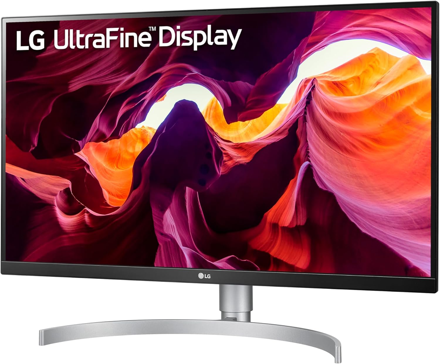 LG - 27UL850-W 27 Inch Ultrafine (3840 X 2160) IPS Display with VESA Displayhdr 400 and USB Type-C Connectivity, White & Silver - Serious Techies
