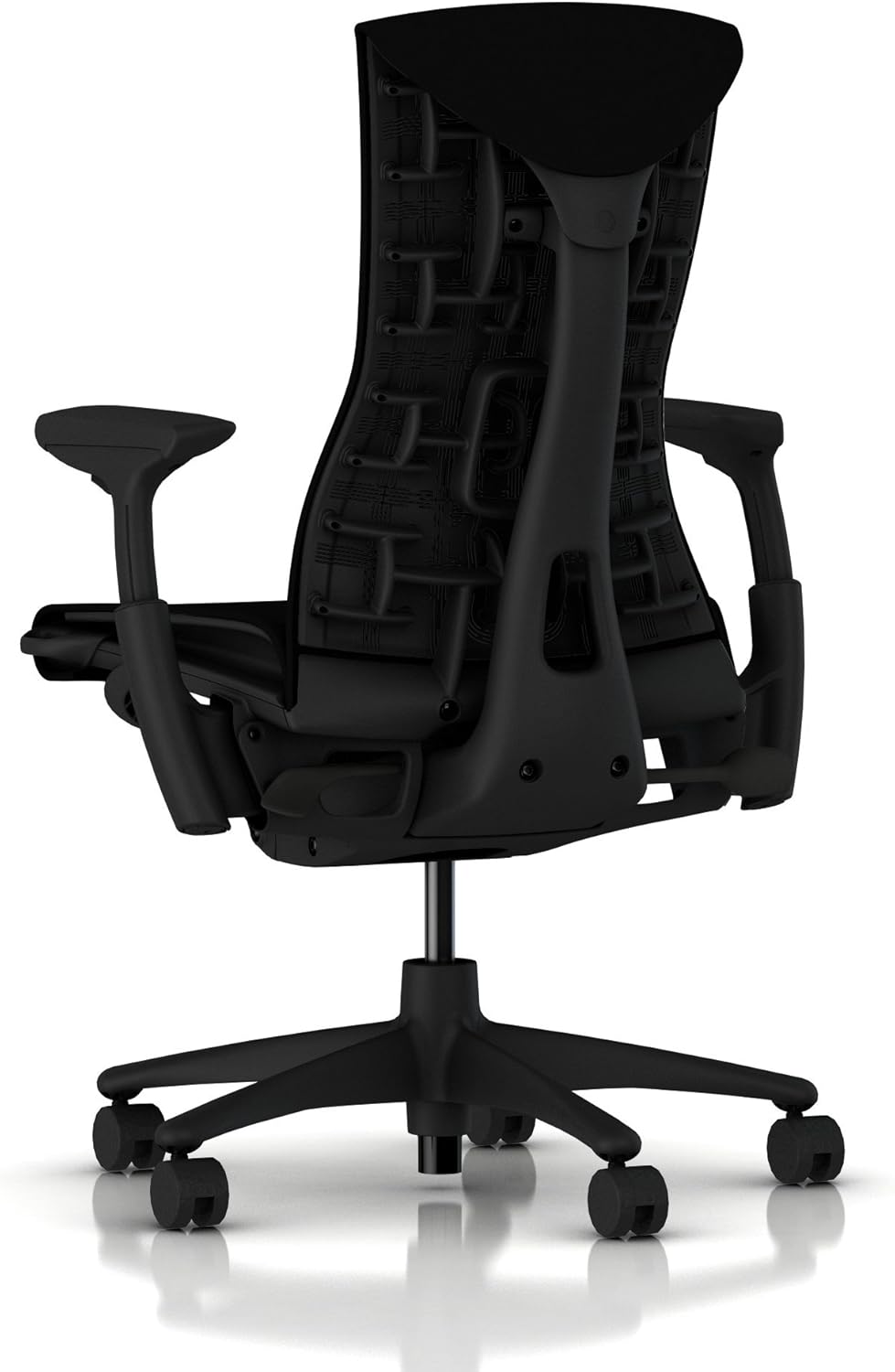Herman Miller - Embody Ergonomic Office Chair | Fully Adjustable Arms and Carpet Casters | Black Rhythm - Serious Techies