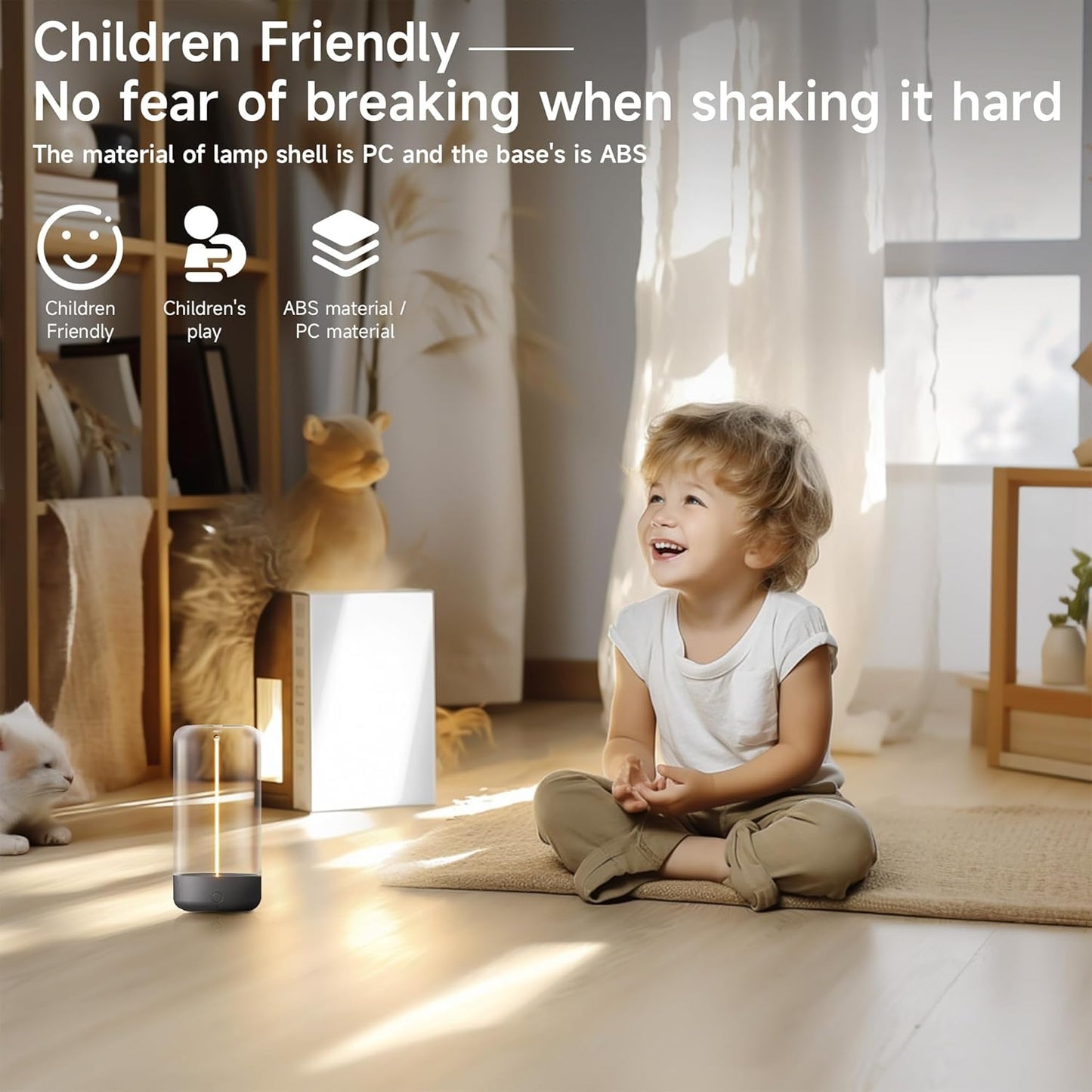 AUGE LIGHT - Mini Minimalist Table Lamp Cordless LED Desk Lamp Rechargeable Modern Night Lights Portable Nightstand Lamps Unique Ambient Light Mood Lighting - Serious Techies