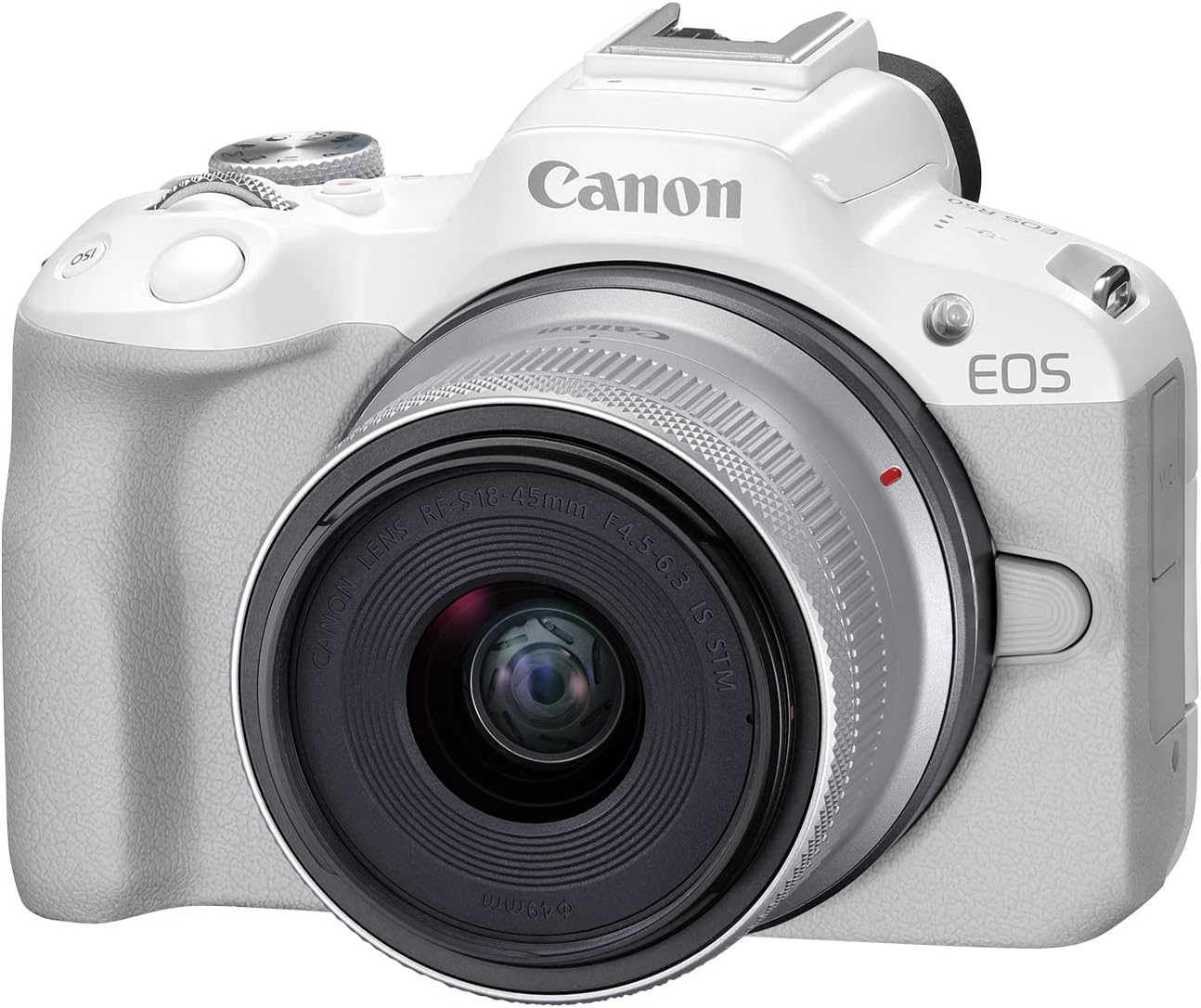 Canon - EOS R50 Mirrorless Camera Rf-S18-45Mm F4.5-6.3 Is STM Lens Kit, 24.2 Megapixel CMOS (APS-C) Sensor, 4K Video, Hybrid Camera, Photo and Video, Vlogging, Content Creator, RF Mount, White - Serious Techies