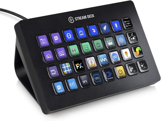 Elgato - Stream Deck XL – Advanced Studio Controller, 32 Macro Keys, Trigger Actions in Apps and Software like OBS, Twitch, ​Youtube and More, Works with Mac and PC - Serious Techies