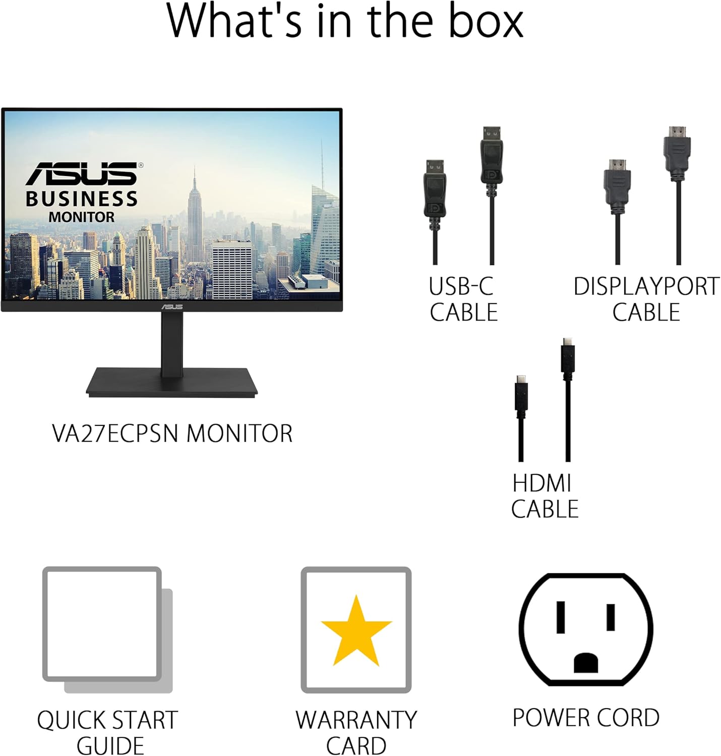 ASUS - 27” 1080P Docking Monitor (VA27ECPSN) – Full HD, IPS, 75Hz, Adaptive-Sync, Speakers, Eye Care, Low Blue Light, Flicker Free, RJ45, USB-C, Displayport, HDMI, Height Adjustment, VESA Wall Mountable - Serious Techies