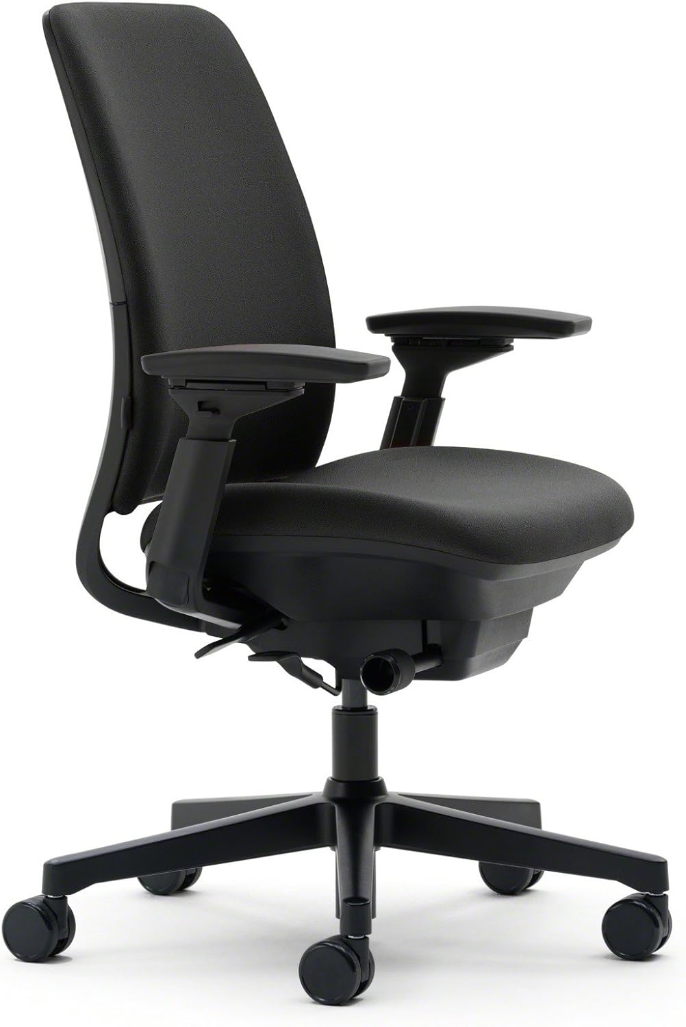 Steelcase - Amia Office Chair - Most Comfortable Sit - 4 Points of Adjustability - Ergonomic Desk Chair - Upper Back Support - Adjustable Lumbar Support - Blue Fabric - Serious Techies
