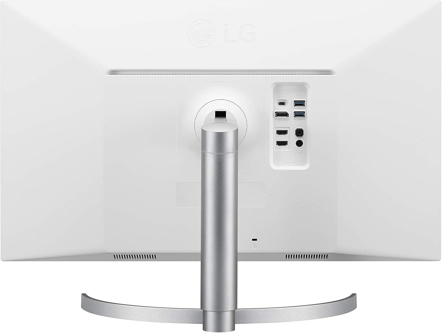 LG - 27UL850-W 27 Inch Ultrafine (3840 X 2160) IPS Display with VESA Displayhdr 400 and USB Type-C Connectivity, White & Silver - Serious Techies