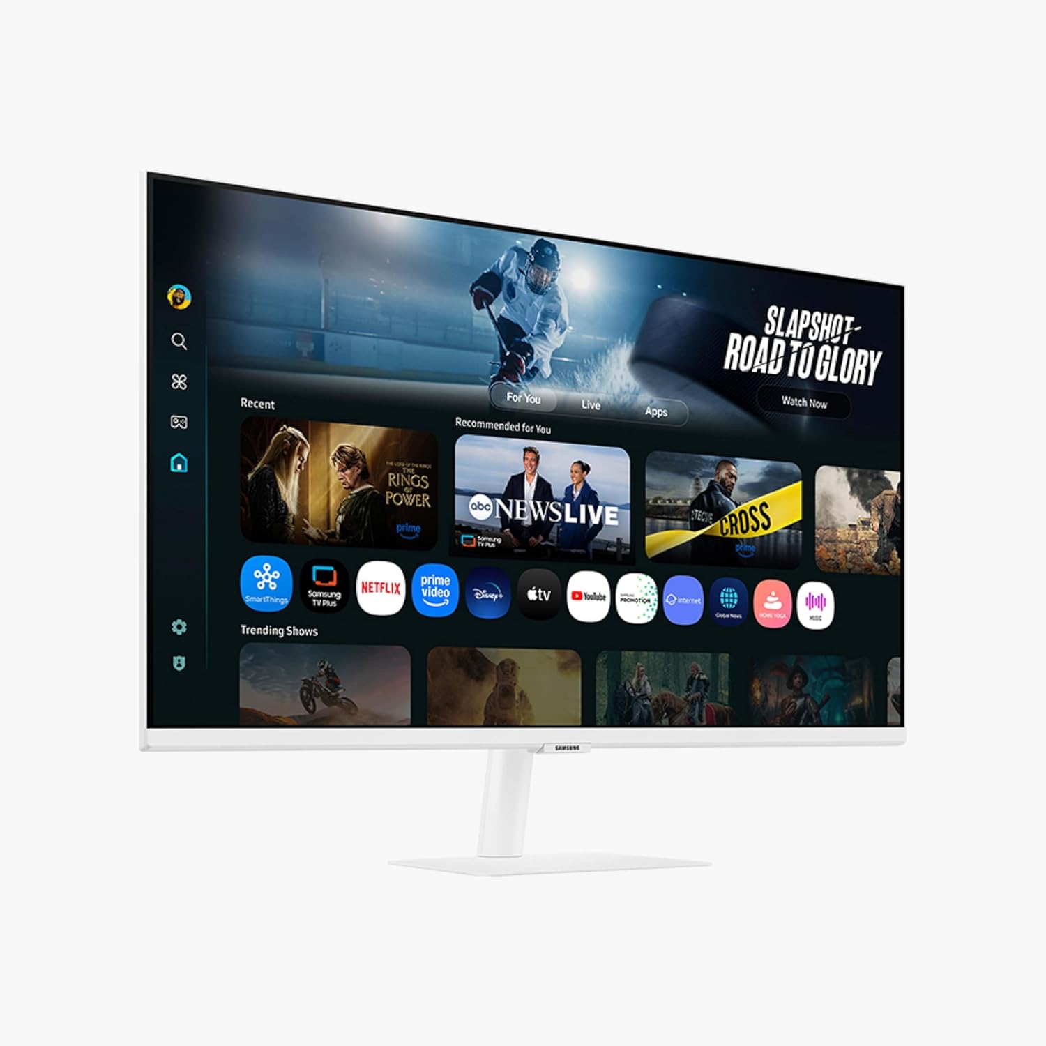 Samsung -32” Smart Monitor M7 (M70F) 4K UHD Display,  Vision AI, Smart TV Apps, Gaming Hub, USB-C, HDMI and USB-A, White, LS32FM703UNXZA, 2025 - Serious Techies