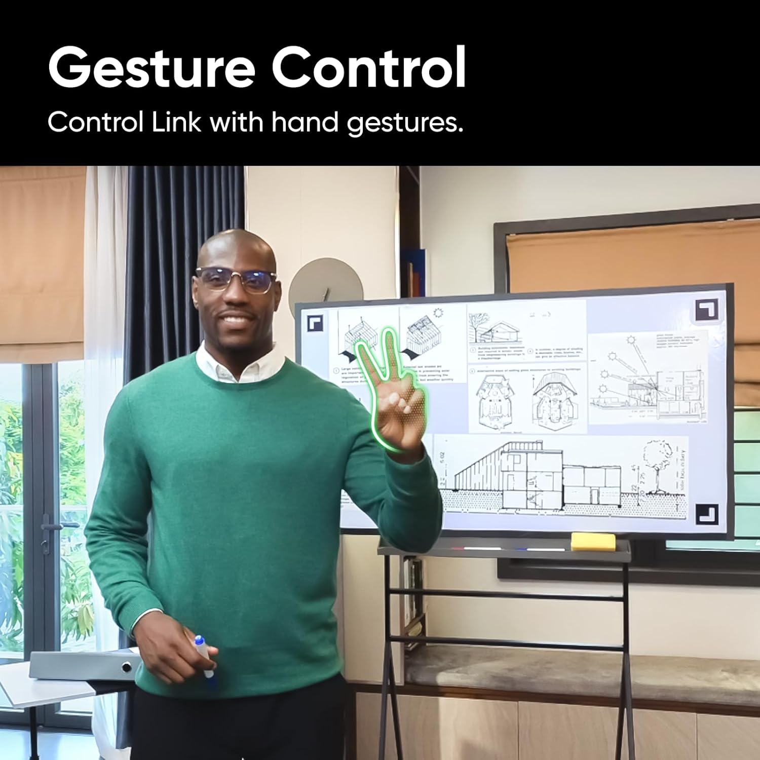 Insta360 - Link Official Sticker Kit - PTZ 4K Webcam with 1/2" Sensor, AI Tracking, Gesture Control, HDR, Noise-Canceling Microphones, Specialized Modes, Webcam, Live Streaming, Zoom Certified - Serious Techies