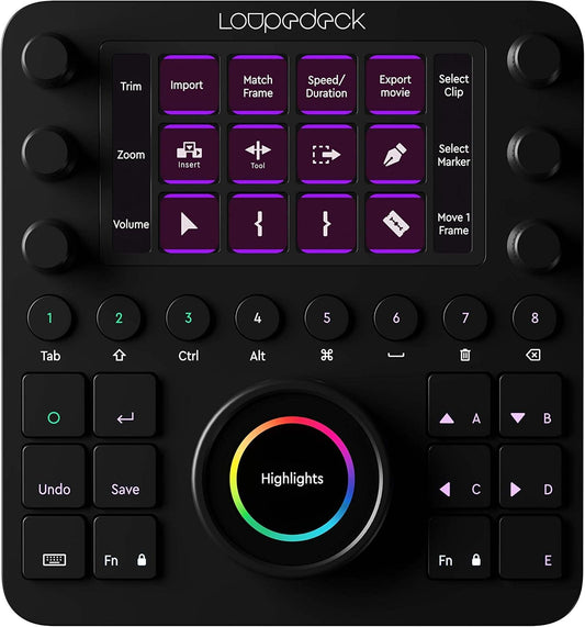 Loupedeck - Creative Tool - Professional Custom Editing Console for Photo, Video, Music and Design - Serious Techies