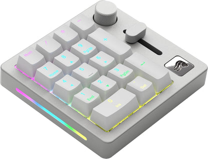 Glorious - GMMK Macro Pad - Black Mechanical Numpad - 10 Key USB Keypad - Hotswap, Programmable Volume Knob, RGB Backlit, Wired & Wireless Bluetooth- Gaming Keyboard Number Pad - Serious Techies