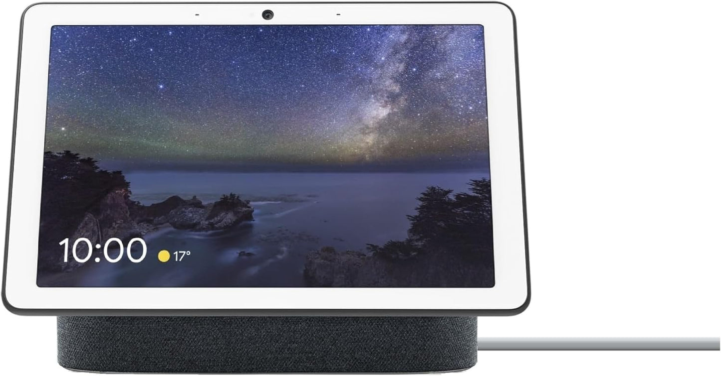Google - Nest Hub Max, Multi Language Nest Hub 10-Inch with English Compatibility, H2A GA00639-JP (Charcoal) - Serious Techies