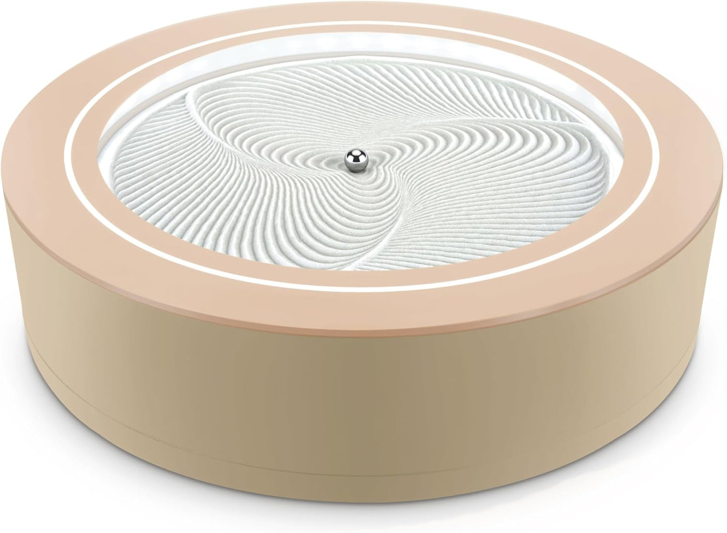 Homedics - 11” Drift Sandscape, Compact Size, Zen Garden, Meditation Accessories, Decorative Sandscape, Smart LED Lighting, Wi-Fi Enabled (Black) - Serious Techies