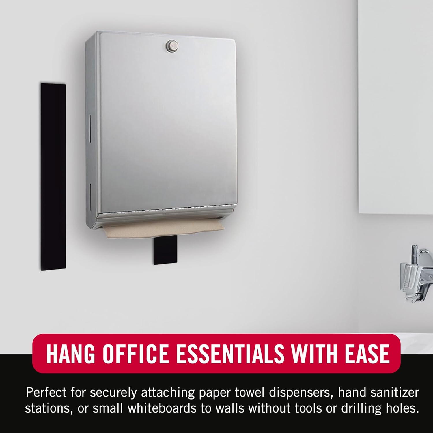 VELCRO - Heavy Duty Tape with Adhesive | 15 Ft X 2 in | Holds 10 Lbs, Black | Industrial Strength Roll, Cut Strips to Length | Strong Hold for Indoor or Outdoor Use, 15Ft X 2In - Serious Techies