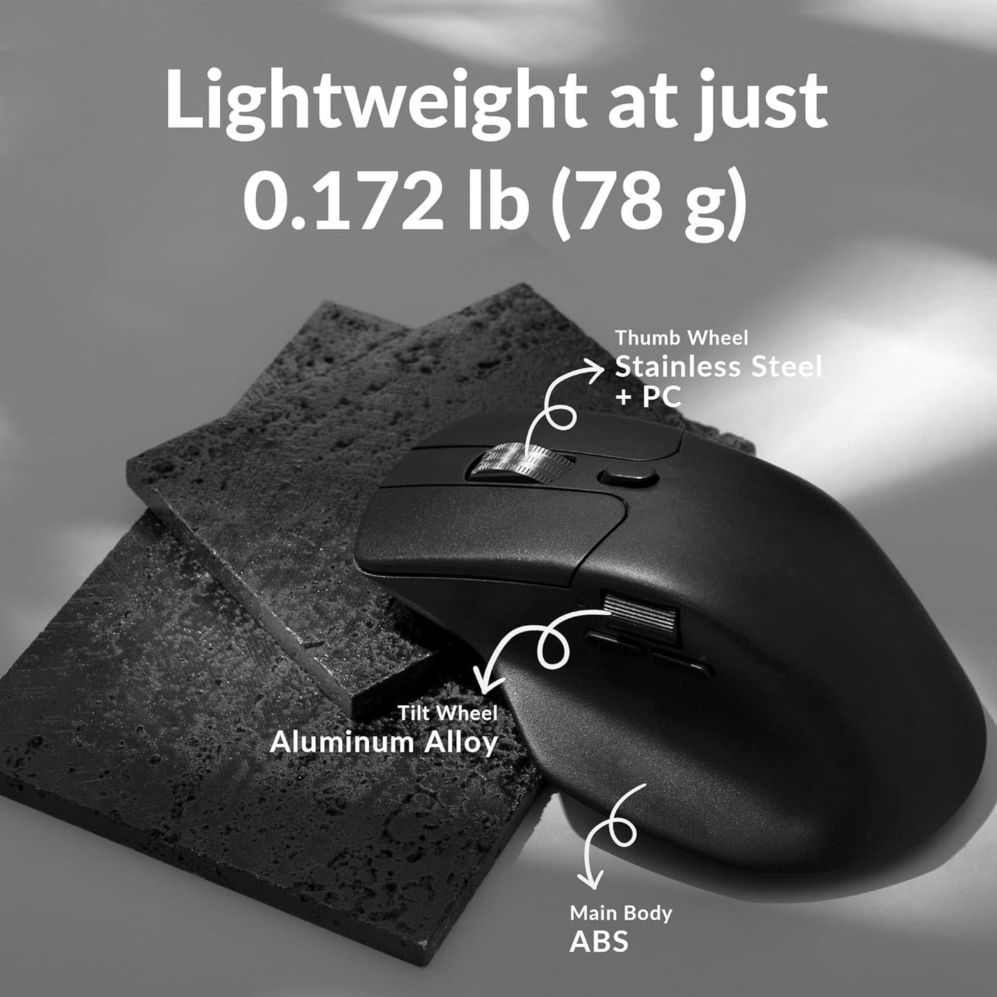 Keychron - M6 Wireless Gaming Mouse, 1000Hz Polling, Bluetooth 5.1/2.4Ghz/Wired, Lightweight 78G, Pixart 3395 Optical Sensor up to 26,000 DPI, Programmable, for Windows/Mac/Linux – Black - Serious Techies