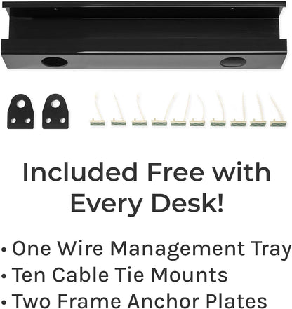Uplift - Desk Bamboo (60 X 30 Inch) Standing Desk 2-Leg V2 Adjustable Stand up C-Frame (Black), Advanced Keypad, Wire Grommets, Wire Tray, Rocker Board - Serious Techies