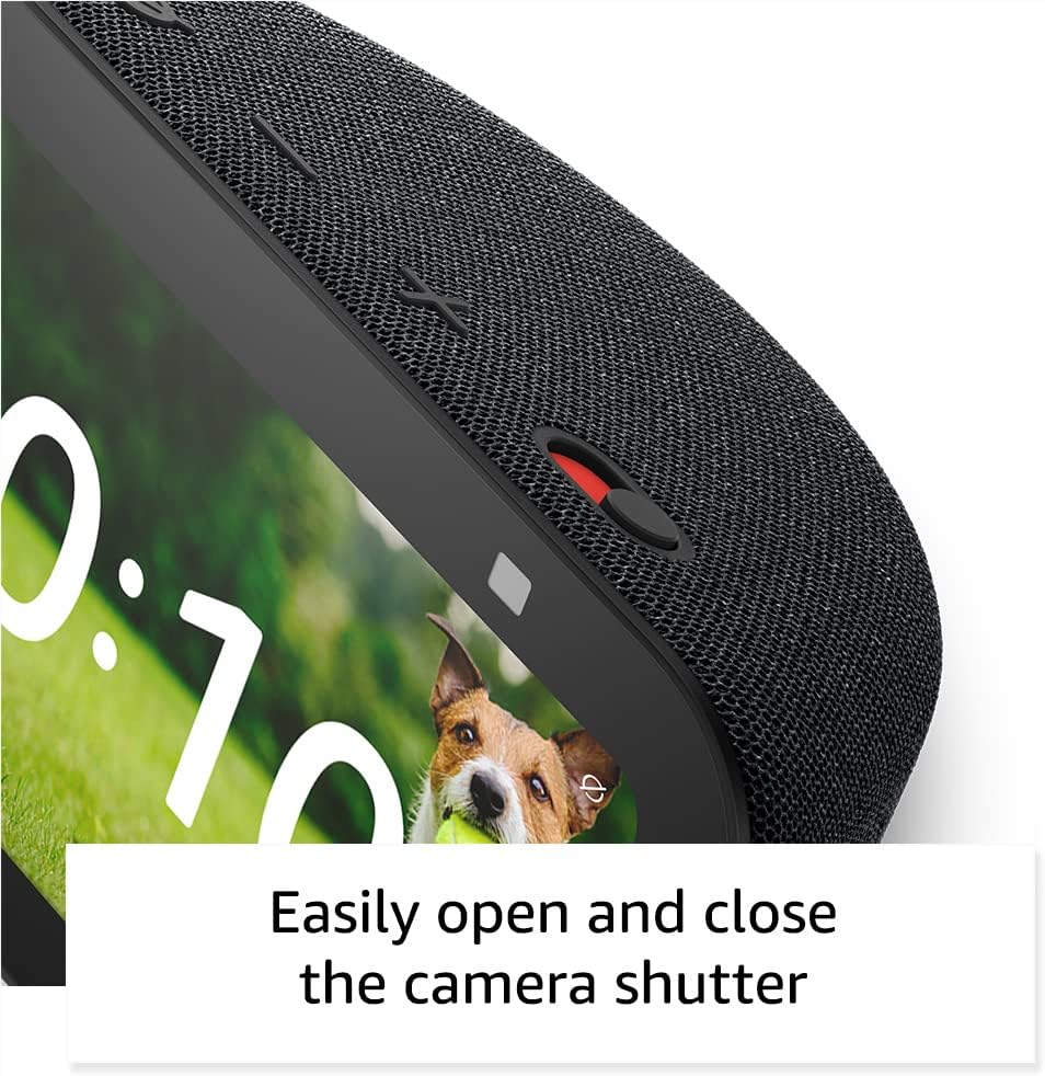 Amazon - Echo Show 5 (Newest Model), Smart Display with 2X the Bass and Clearer Sound, Charcoal - Serious Techies