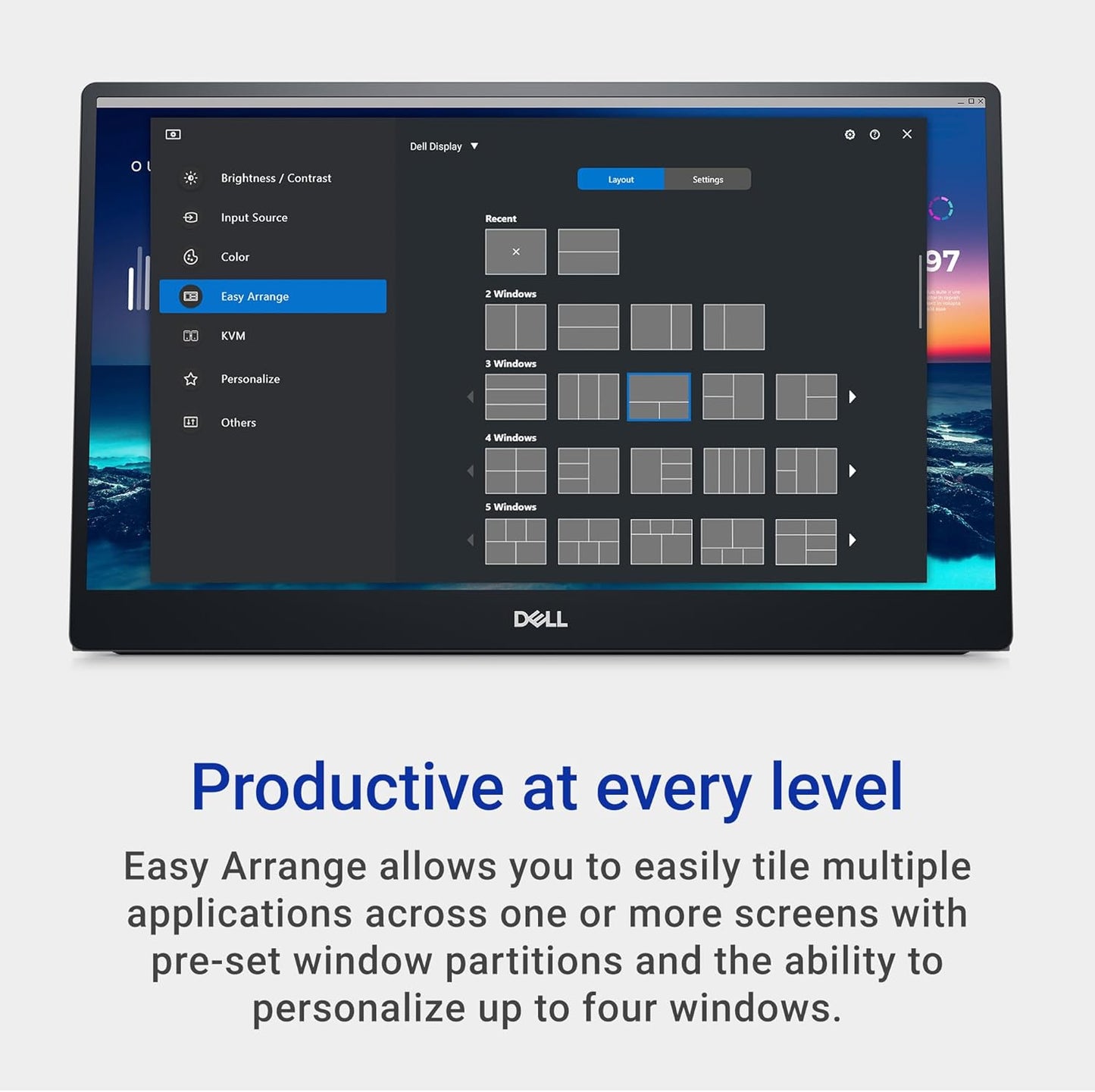 Dell - 14 Portable Monitor - P1424H - 14-Inch Full HD (1080P) 1920 X 1080, IPS Panel, USB-C Connectivity, Comfortview, 3-Year Advanced Exchange Service - Silver - Serious Techies