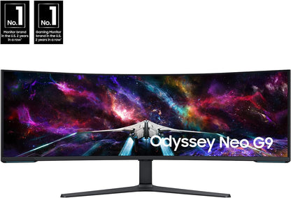 Samsung - 57" Odyssey Neo G9 (G95NC) Series Dual 4K UHD 1000R Curved Gaming Monitor, 240Hz, 1Ms with Displayport 2.1, Quantum Mini-Led, Displayhdr 1000, AMD Freesync Premium Pro, LS57CG952NNXZA - Serious Techies