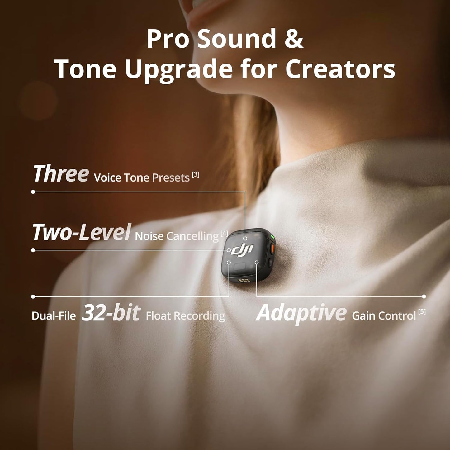 DJI - Mic 3 (2 TX + 1 RX + Charging Case), Wireless Microphone for Iphone/Camera/Android, Ultralight, Adaptive Gain Control for Balanced Volume, Dual Band Anti-Interference, 28Hrs Use, Vlog - Serious Techies