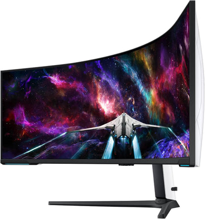 Samsung - 57" Odyssey Neo G9 (G95NC) Series Dual 4K UHD 1000R Curved Gaming Monitor, 240Hz, 1Ms with Displayport 2.1, Quantum Mini-Led, Displayhdr 1000, AMD Freesync Premium Pro, LS57CG952NNXZA - Serious Techies