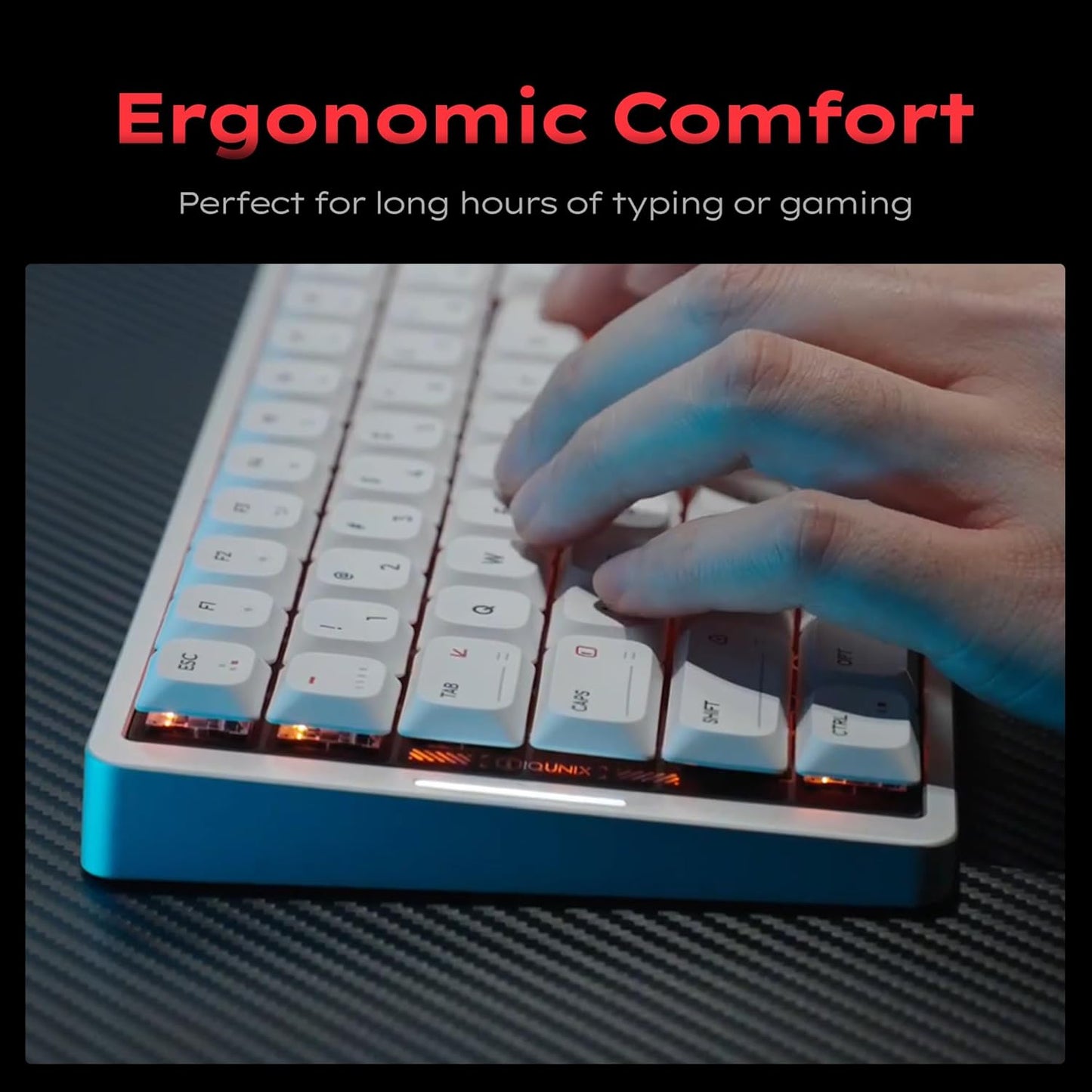 IQUNIX - MQ80 Low Profile Mechanical Keyboard for Work and Gaming Tri Mode Wireless Wired CNC Aluminum Hot Swappable RGB Backlit Long Battery Life via Support (Silver) - Serious Techies