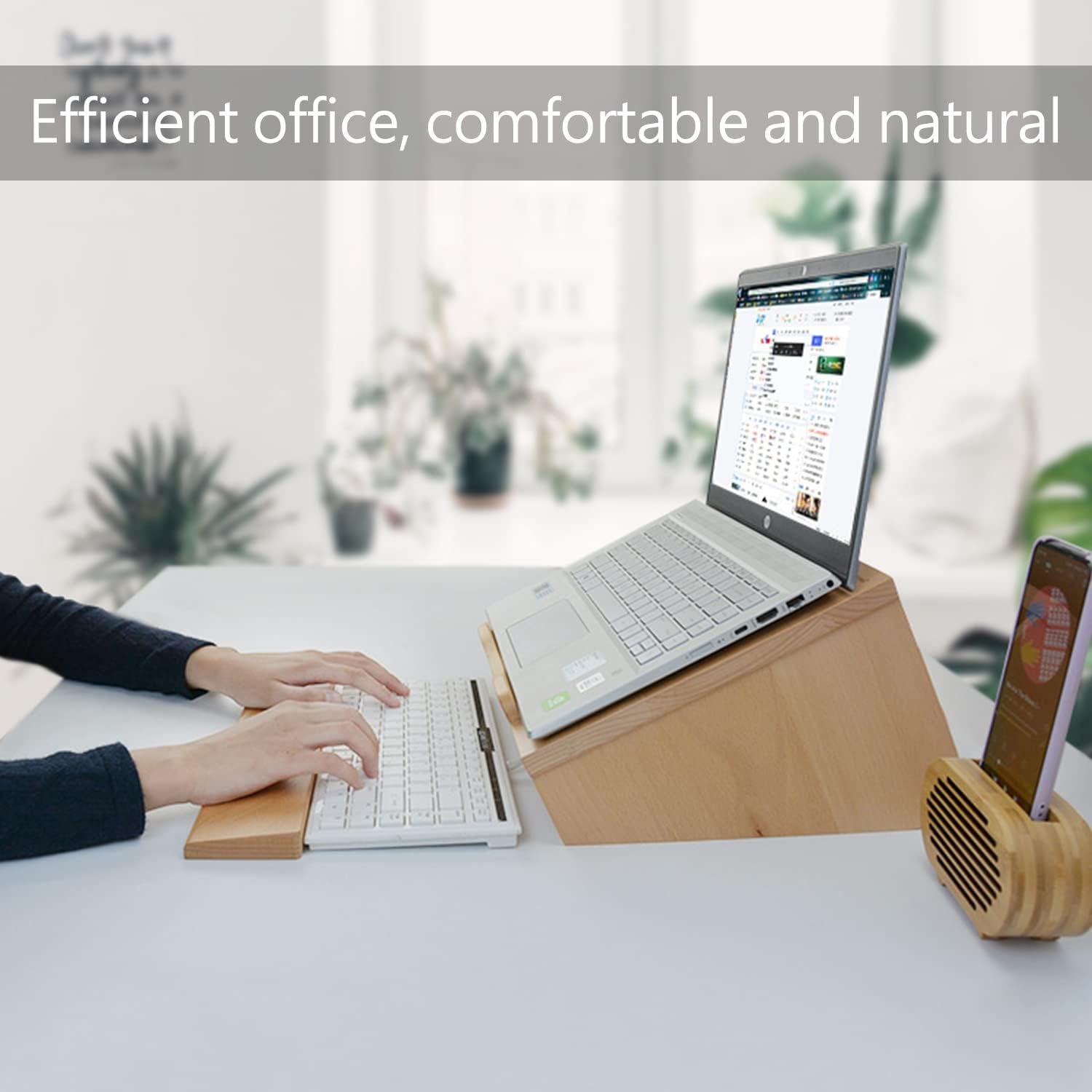 Aothia - Keyboard Wooden Wrist Rest for Computer Keyboard,Ergonomic Wrist Rest for Tenkeyless Keyboard, Mechanical Keyboard Wood Computer Wrist Rest,14X3 Inches/20Mm Thick,Beech - Serious Techies