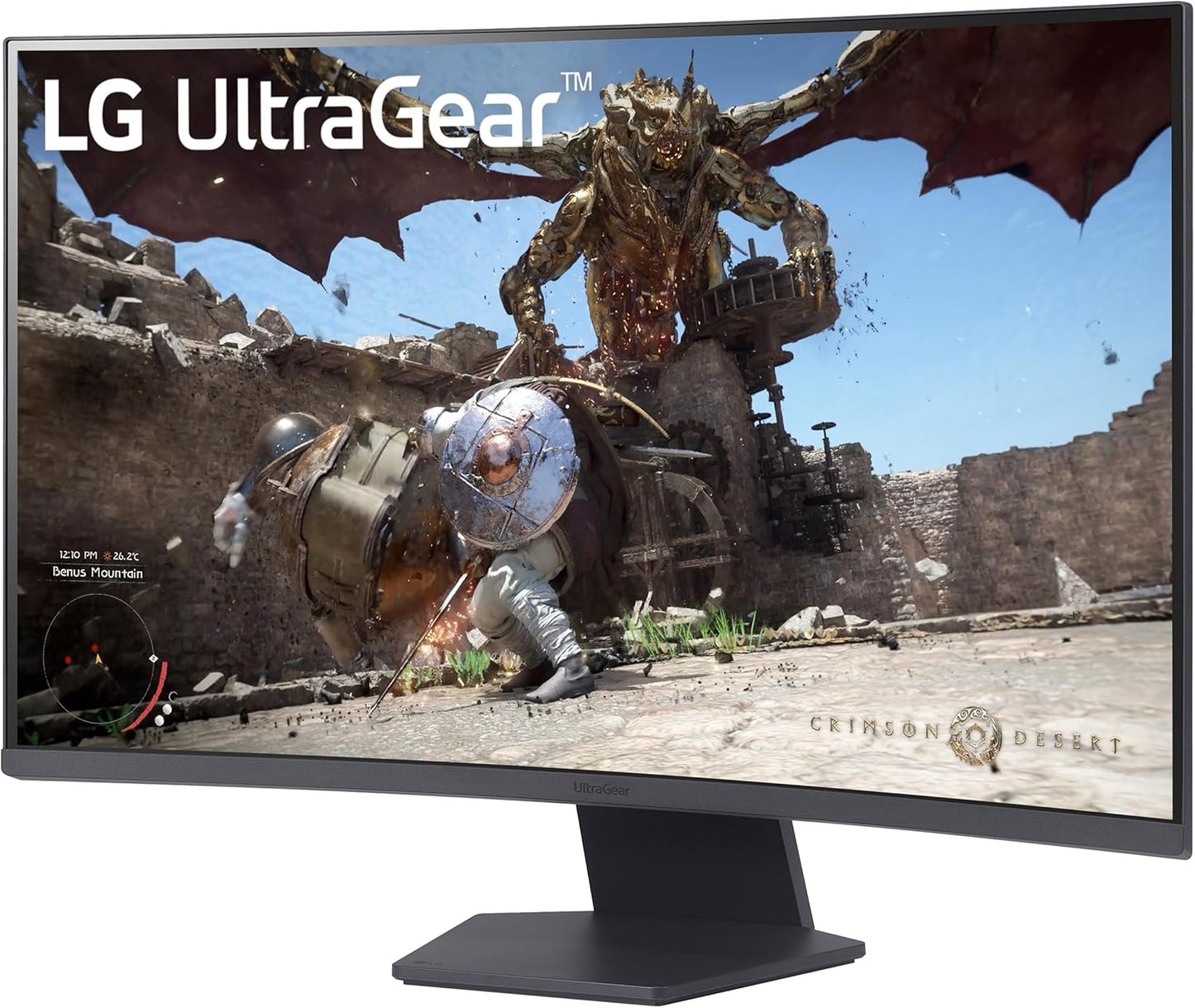 LG - 32GS60QC-B Ultragear 32-Inch Curved Gaming Monitor QHD (2560X1440) 180Hz 1Ms 1000R AMD Freesync HDR10 Hdmix2 Displayport Black - Serious Techies