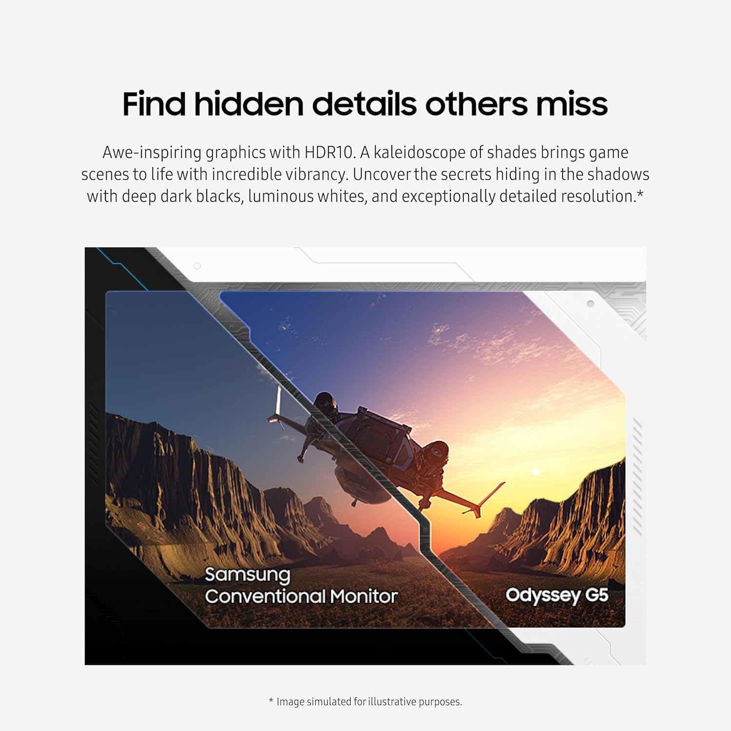 Samsung - 27-Inch Odyssey G55C Series QHD 1000R Curved Gaming Monitor, 1Ms(Mprt), HDR10, 165Hz, AMD Radeon Freesync, Eye Care, LS27CG552ENXZA - Serious Techies