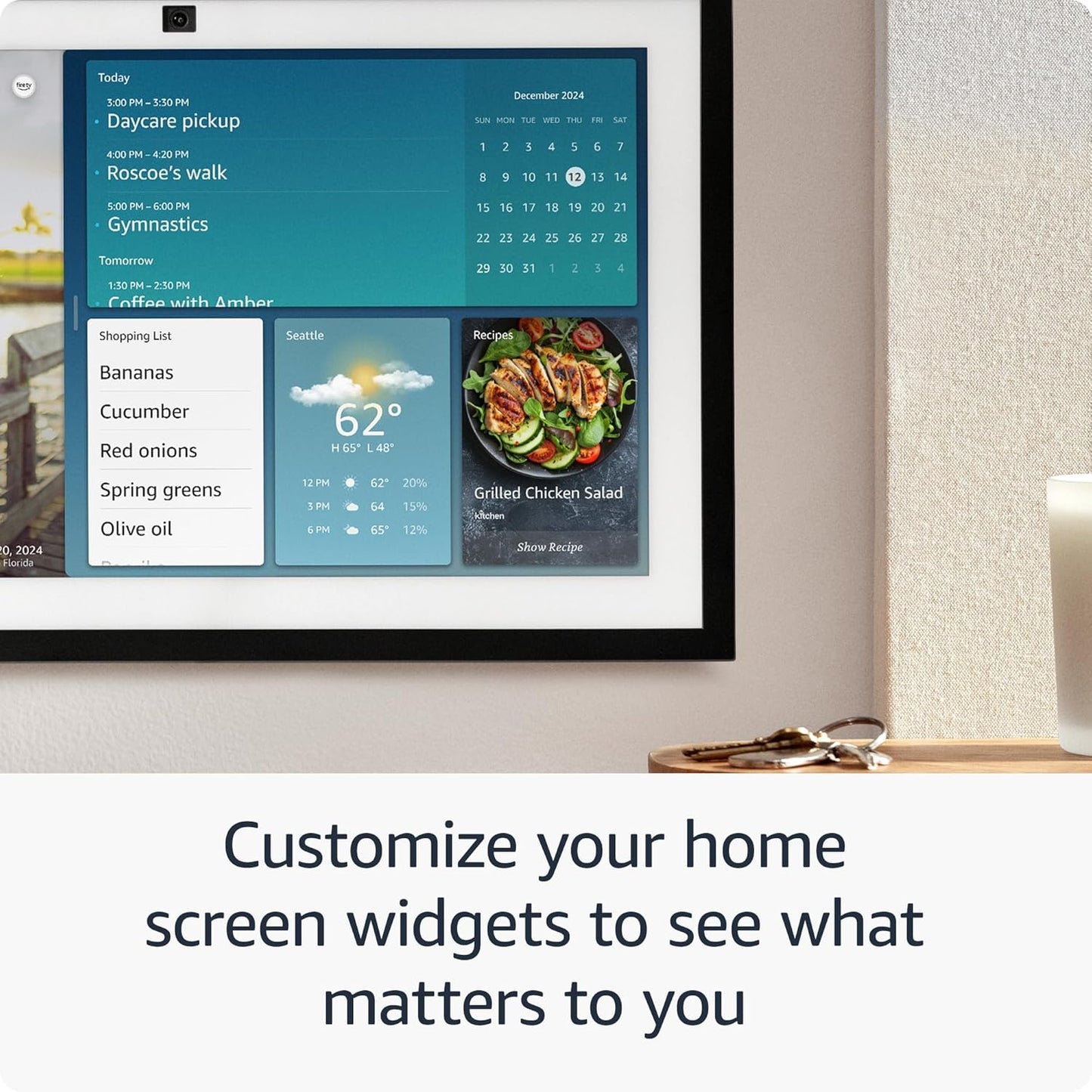 Amazon - Echo Show 15 (Newest Model), Full HD 15.6" Kitchen Hub for Home Organization, with Built-In Fire TV and Alexa - Serious Techies