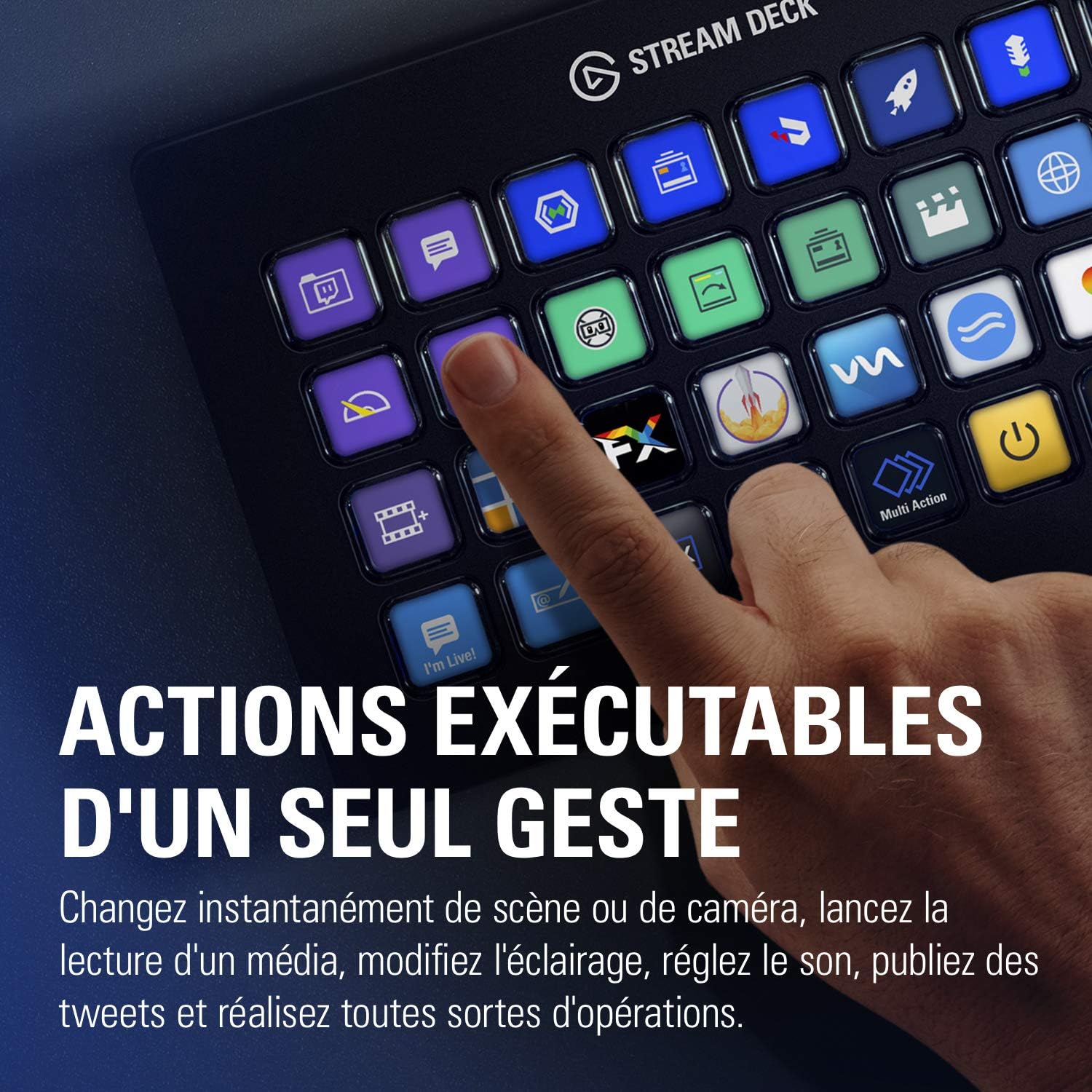 Elgato - Stream Deck XL – Advanced Studio Controller, 32 Macro Keys, Trigger Actions in Apps and Software like OBS, Twitch, ​Youtube and More, Works with Mac and PC - Serious Techies