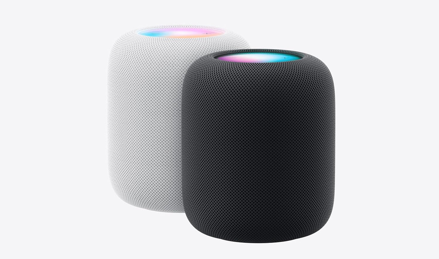 Apple - Homepod Smart Speaker 2nd Generation, Siri Speaker + Power Cable +  1 Year Limited Warranty (Midnight) - Serious Techies