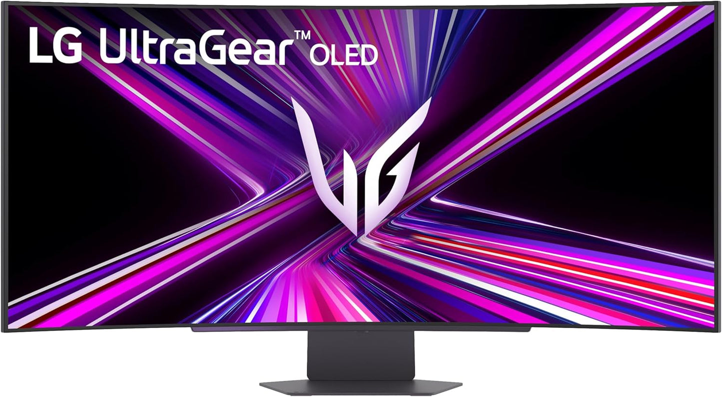 LG - 45GX900A-B 45-Inch Ultragear WQHD (3440 X 1440) OLED Curved Gaming Monitor, 240Hz, 0.03Ms, NVIDIA G-Sync, VESA Displayhdr True Black 400, HDMI 2.1, Displayport, USB Type-C PD 65W, Black - Serious Techies