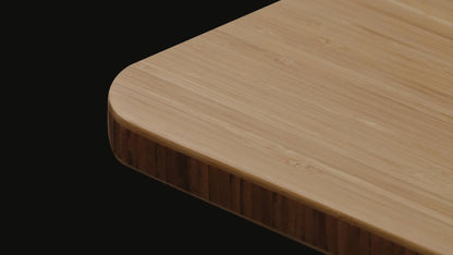 Autonomous - Smartdesk 2 Electric Standing Desk 53X29 Black - Bamboo - 2-Stage - Serious Techies