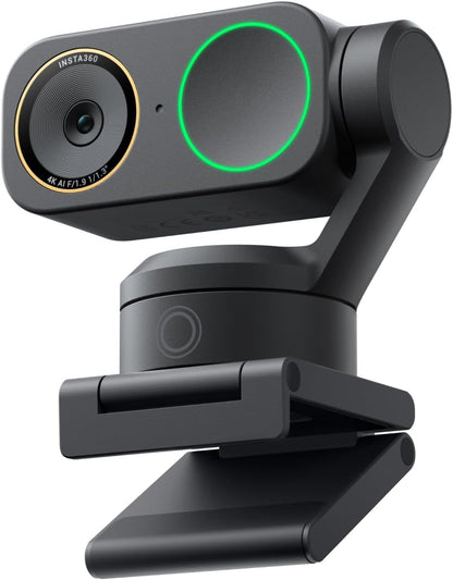 Insta360 - Link 2 Pro – 4K PTZ Webcam for Pc/Mac, 1/1.3” Sensor, Low-Light, AI Tracking, HDR, Directional Noise-Canceling Mics, Supports Stream Deck, Zoom, Teams, Twitch for Streaming or Meetings - Serious Techies
