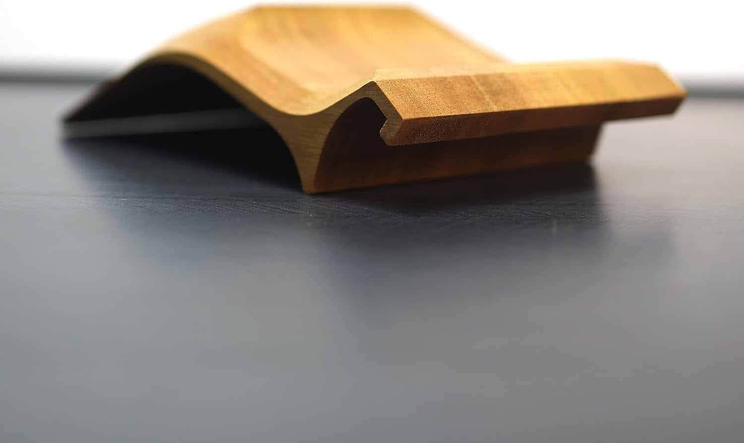 XDK - Wood Laptop Stand for Desk, Ergonomic Height Riser for Notebook Computer up to 15 Inches, Wooden Holder for Macbook/Aluminum Laptops - Serious Techies